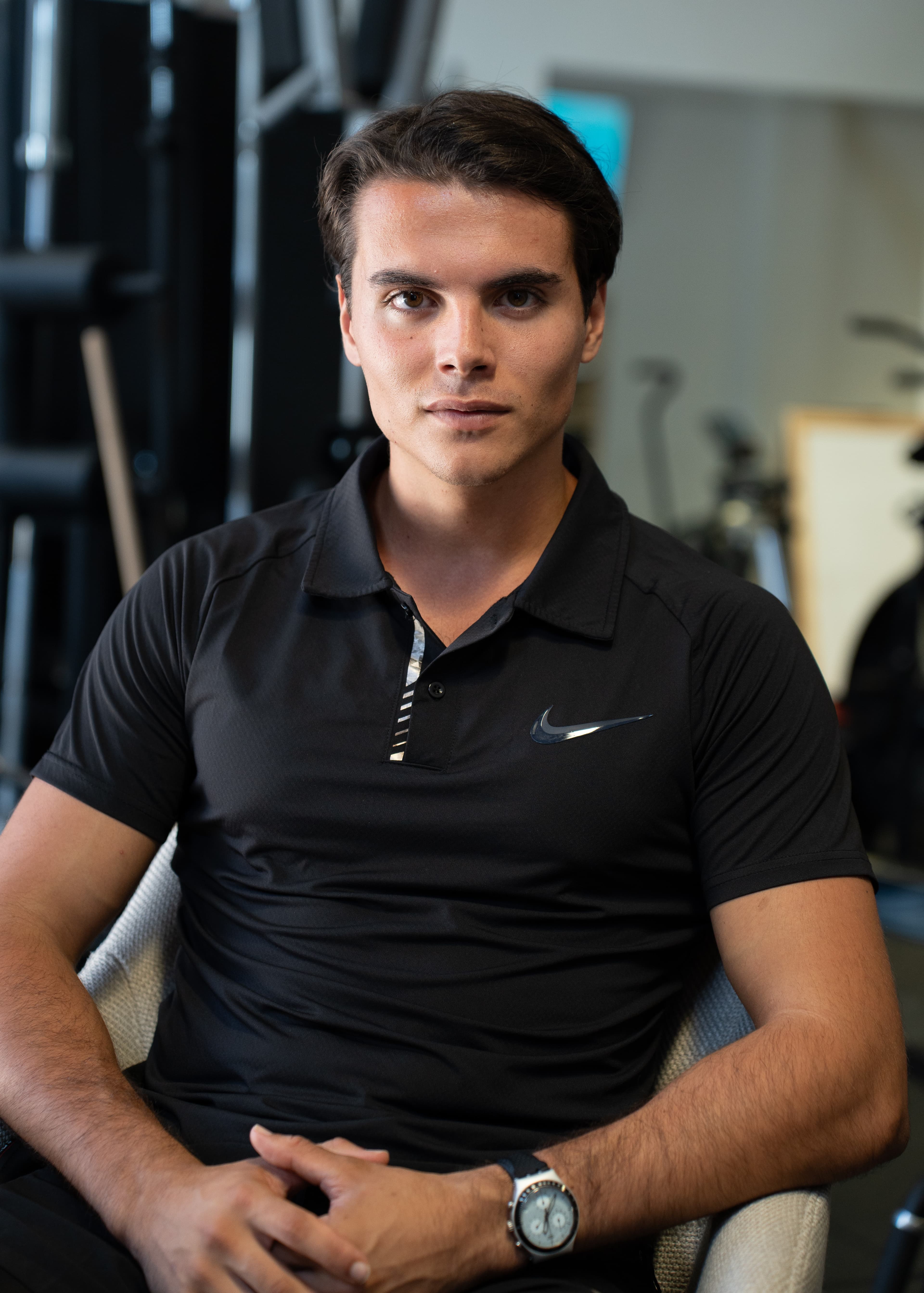 Pablo Díez sentado